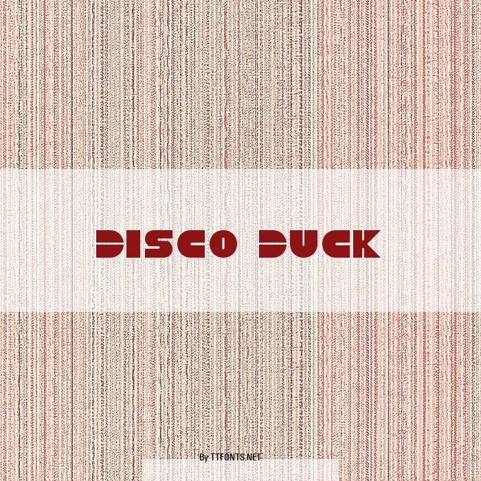 Disco Duck example